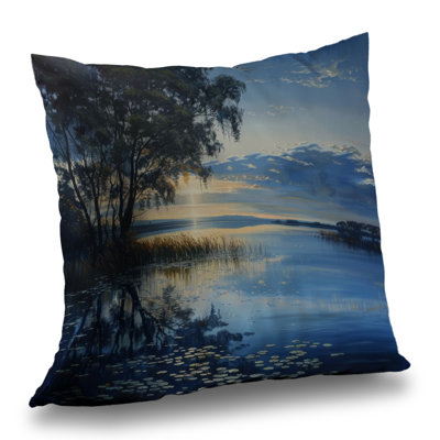 Immobile - Turquoise – Throw Pillow Cover Only, Double-Sided Print, Insert Not Included