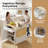 82.7 Inch Kitchen Island With Extendable Dining Table For 4-6 Person-1699513380