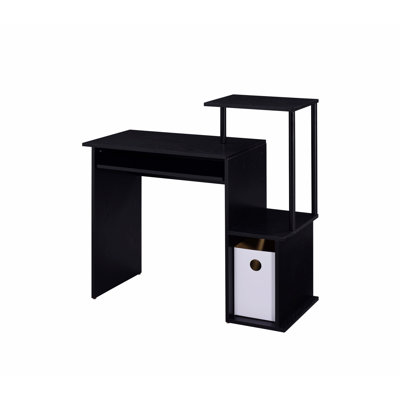 Bureau d'ordinateur Lyphre avec surface de travail spacieuse et fabrication robuste, parfait pour le bureau à domicile et les zones d'étude.
