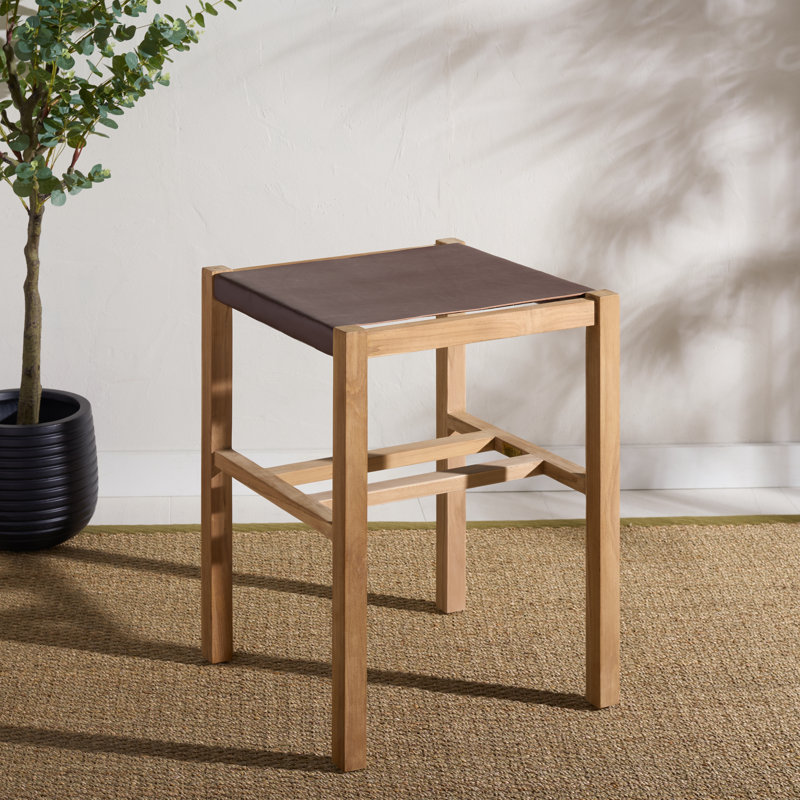 Tabouret de comptoir Breckenridge, Cognac / naturel