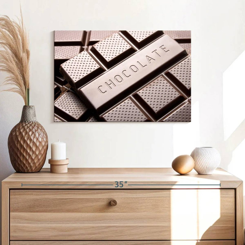 Chocolate Bar Pile, 30" H x 45" W