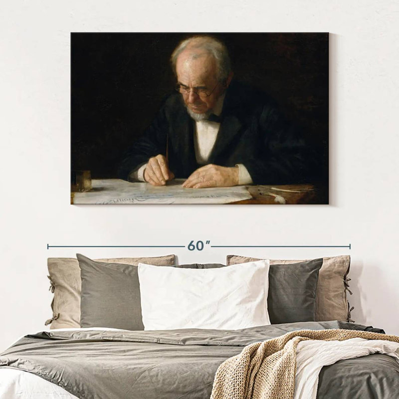 Senne The Writing Master, 34" H x 51" W