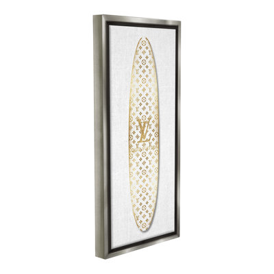 «Designer Patterned Surfboard Floater Frame» par Madeline Blake sur toile