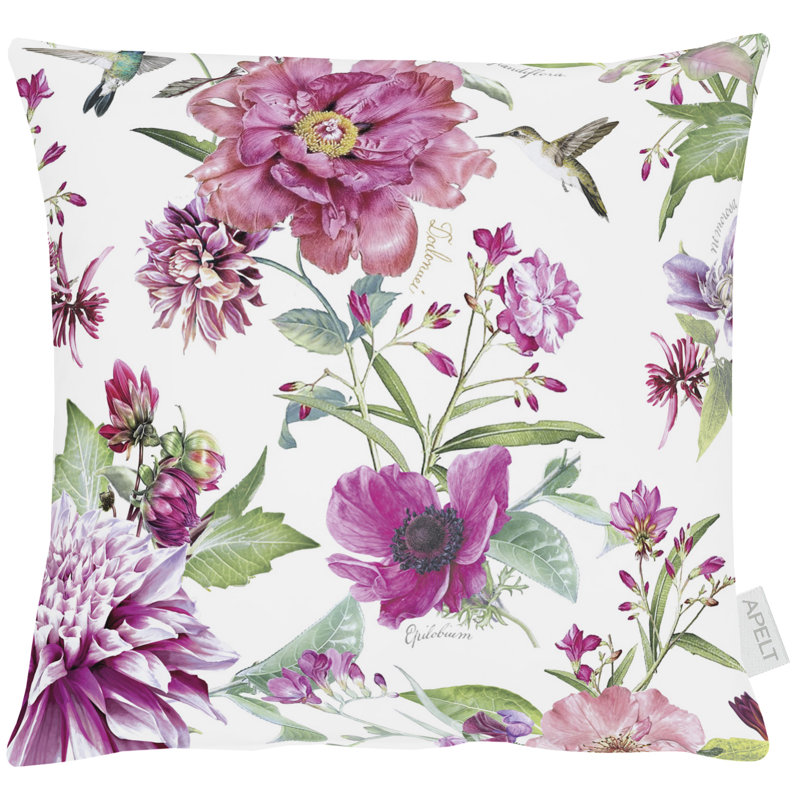 Floral Square Cushion, Pink, 48cm x 48cm
