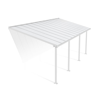 Auvent de patio en polycarbonate
