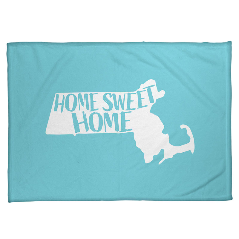 Jeté polaire home massachusetts, l 62,5 po x L 82,5 po, Violet