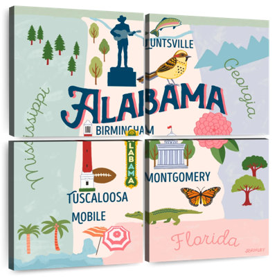 Aliaz State Maps - Alabama Attractions