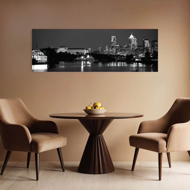 Philadelphia Pennsylvania USA by Jerry Driendl Photography - Wrapped Canvas Panoramic Print, 40.64 cm H x 121.92 cm W