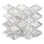 Santorini 13.75" x 13.88" Diamante Marble Grid Mosaic Wall Tile