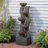 Marlina Hand Crafted Weather Resistant Floor Fountain with Light