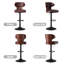 Bois moderne - Tabourets de bar réglables d'appoint-285043599