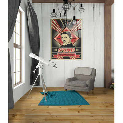 Art mural en verre acrylique «Tesla»