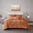 Velvet Comforter Set With Throw Pillow