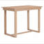 Ensemble de table de salle à manger à hauteur de comptoir 5 pièces Farmhouse avec 1 table rectangulaire et 4 chaises pour petits espaces