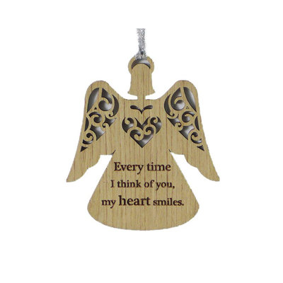 4'' Wood Hanging Figurine Ornament