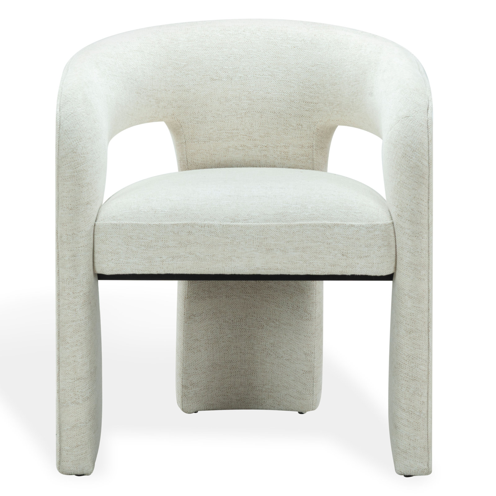 Meline Dining Chair, Taupe Chenille
