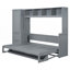 Lit escamotable Murphy avec placard et tiroirs-121066706-121066704