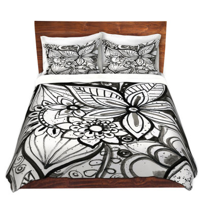 Polyester Floral Duvet Cover