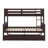Twin Over Full Rubber Wood Bunk Bed – Twin-Size Trundle, Convertible Ladder, Guardrail & Detachable/Convertible Design-879125914