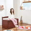 Kids Toy Storage Bench Wooden Toy Box Chest -980059189