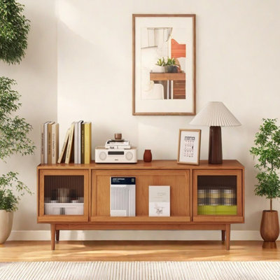 Meuble télé en bois massif design