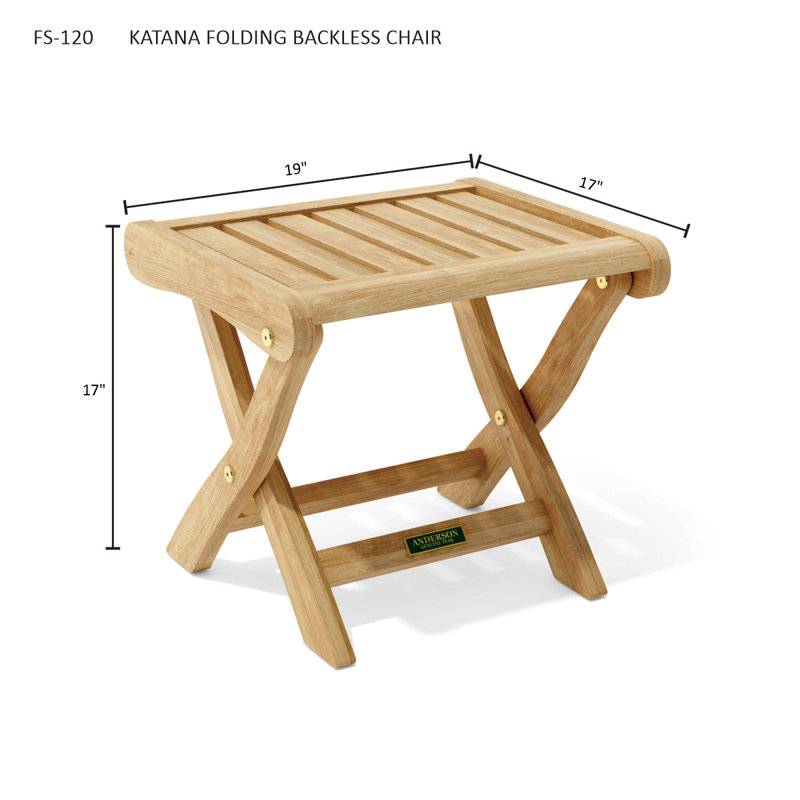 Katana Outdoor Teak Ottoman