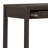 Hollander 72"W Solid Wood Wide Desk, Contemporary Style with Keyboard Tray and 2 Side Drawers