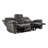 Kenol 88.2'' Wide Gray Genuine Leather Power Reclining Sofa with Adjustable Headrest-114572862