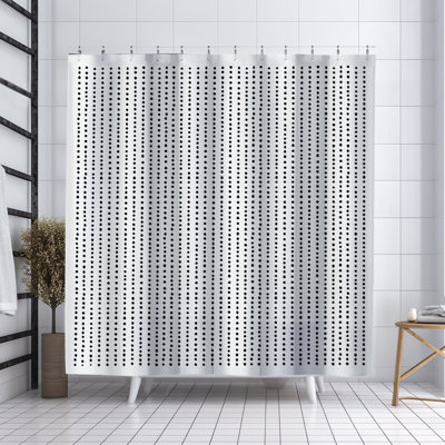 Thora Dots Mid-Century Shower Curtain