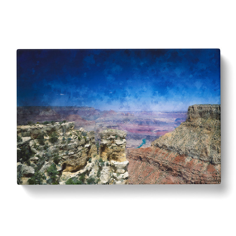 View Of The Grand Canyon - Wrapped Canvas, 35cm H x 50cm W x 3cm D