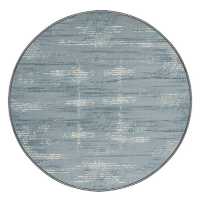 Tapis abstrait gris lavable à la machine