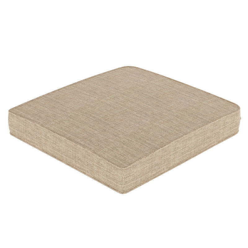 Outdoor Sunbrella® Seat Cushion, Cast Ash Sunbrella® Plainweave