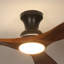 Ventilateur de plafond de 52 po à intensité variable avec ensemble d'éclairage inclus et télécommande avec minuterie réversible à 3 couleurs pour moteur à courant continu (ensemble de 2)