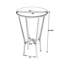 Lania Outdoor Marble Side Table