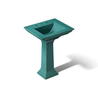 Memoirs Stately Pedestal Bathroom Sink with Faucet Holes