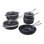 ZWILLING Motion Ceramic 10-Pc Aluminum Hard Anodized Ceramic Nonstick Cookware Set