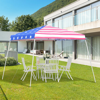 Tente à auvent Outsunny