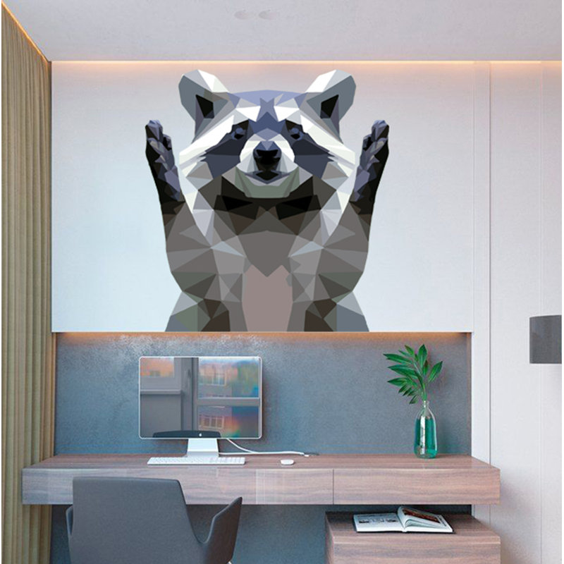 Animals Wall Decal, 22" H x 24" W