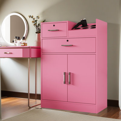 Armoire de rangement pour salon de beauté verrouillable