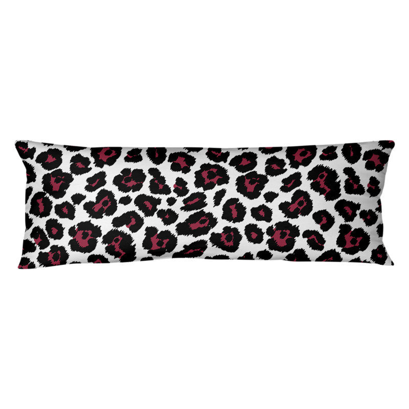 Polyester Medium Pillow, Polyester, White/Black