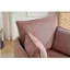 Fauteuil d'appoint pivotant rose, fauteuil demi-tonneau pivotant rond, fauteuil, fauteuil rembourré, fauteuil de lecture, fauteuil de lecture, fauteuil simple, bureau de chambre à coucher