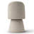 Upholstered Tweed Fabric Swivel Dining Chairs-1031485426