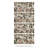 Parete Fiori 24" x 47" Porcelain Natural / Floral Wall & Floor Tile-98678296