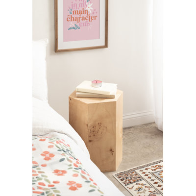 Table d'appoint Hexagon Burlwood