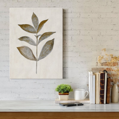 " Bronze Leaf III " Painting Print