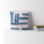 Malachy 20" Ocean Blue and Ivory Cotton Throw Pillow-1447603647-1447430106