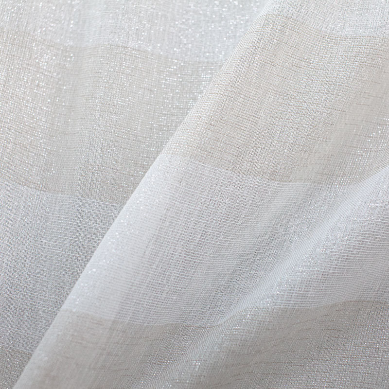 Metallic Striped Sheer | Nashville Fabric_NASHVILLE, Beige