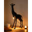 Lampe de table girafe avec ampoule à DEL, veilleuse fantaisie en résine pour chambre à coucher, salon et bureau