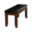 Finition banc en bois 1pc similicuir rembourré