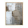 Grey Meets Brown Abstract Art II Framed On Canvas Print